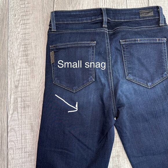 Paige Hoxton Ultra Skinny Jeans Women's 26 Blue Mid Rise Mona DNM521 Dark Wash - Picture 11 of 11